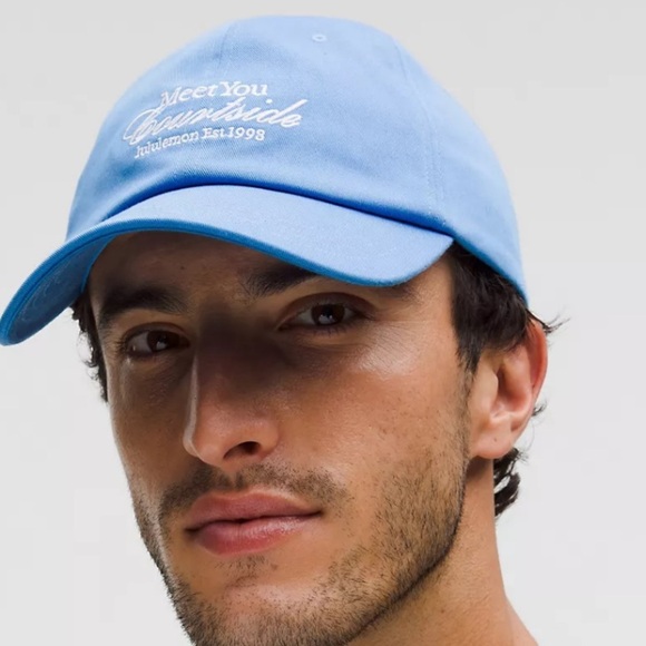 Lululemon Classic Unisex Baseball Cap Tennis Club Pool party/White NWT main image 5